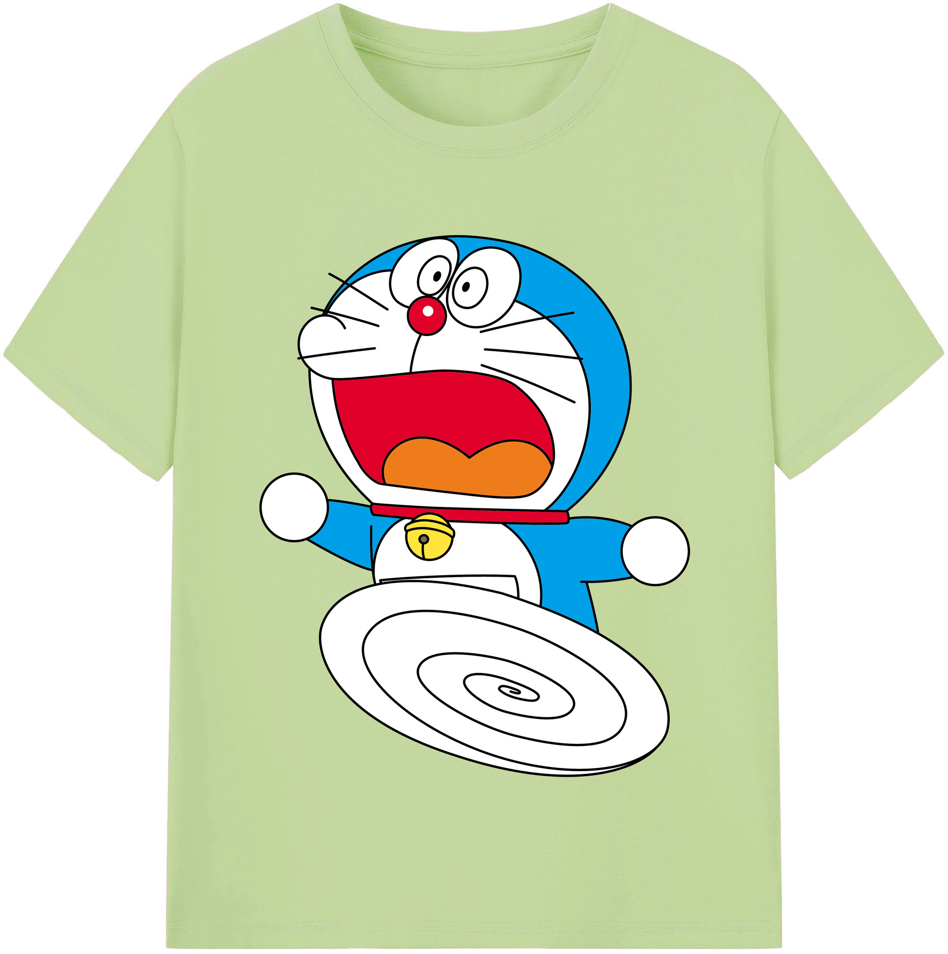 （画像用） ドラえもん Doraemon 綿100％半袖Tシャツ（フロントプリント）
